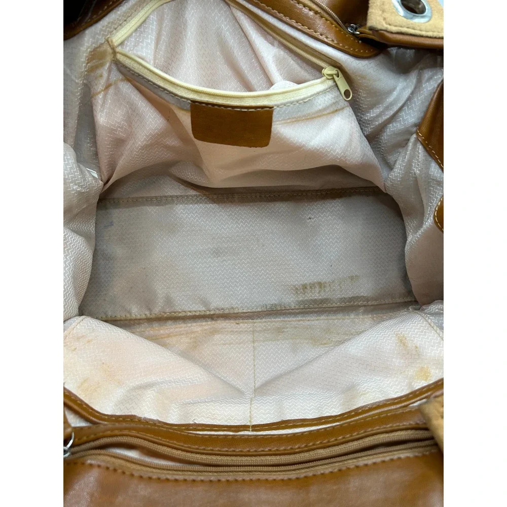 Tod's Brown Suede Leather Handbag Satchel Made in‎ Italy